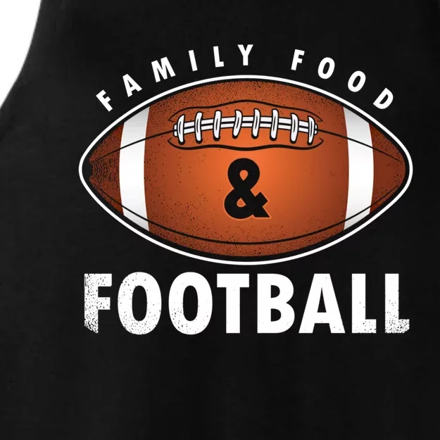 Family Food Football Player Fan Rugby Sports Game Gift Meaningful Gift Ladies Tri-Blend Wicking Tank