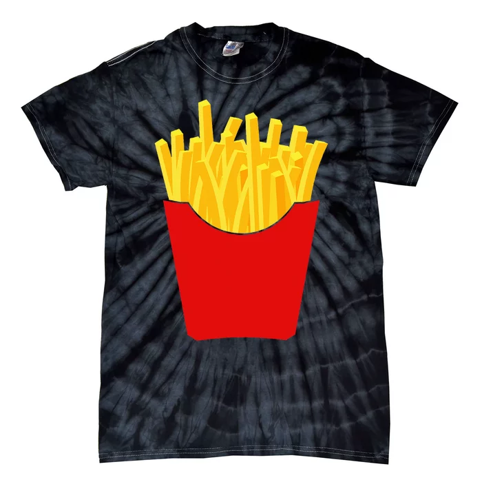 French Fries  French Fry Costume Tie-Dye T-Shirt