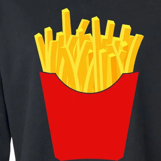 French Fries  French Fry Costume Cropped Pullover Crew