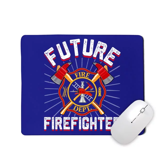 Future Firefighter Funny Firetrucks Fire Rescuer Fire Gift Mousepad