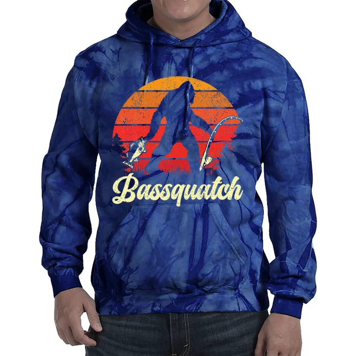 Funny Fishing For Bass Fish Fisherman Tie Dye Hoodie