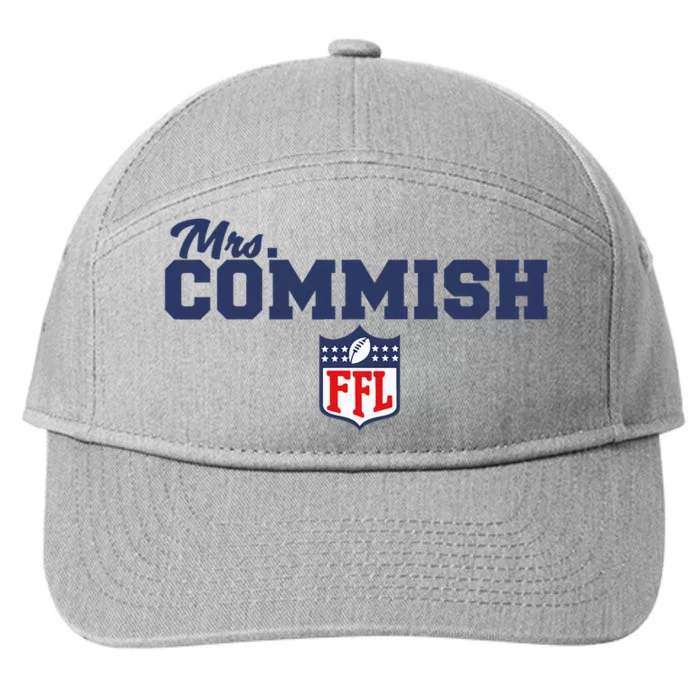 Female Fantasy Football Commish Mrs. Commish 7-Panel Snapback Hat