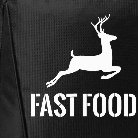 Fast Food Funny Hunter Deer Funny Gift For Hunters City Backpack