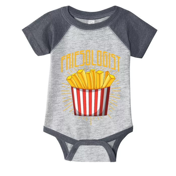 Friesologist French Fries French Fry Lover Infant Baby Jersey Bodysuit