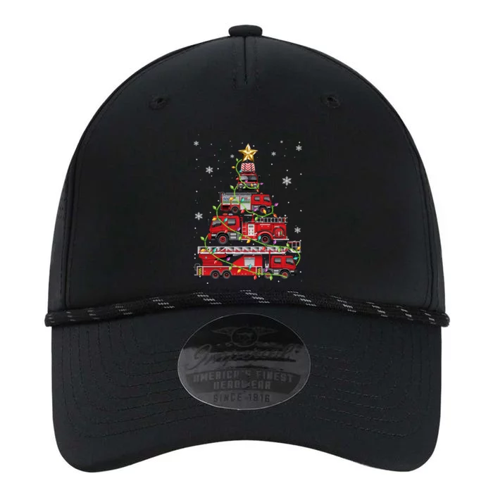 Funny Firefighter Fire Truck Christmas Tree Xmas Funny Gift Performance The Dyno Cap