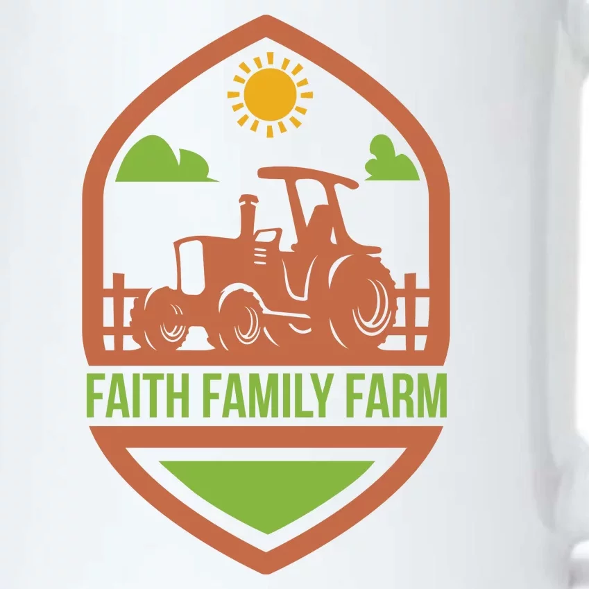 Faith Family Farm Black Color Changing Mug