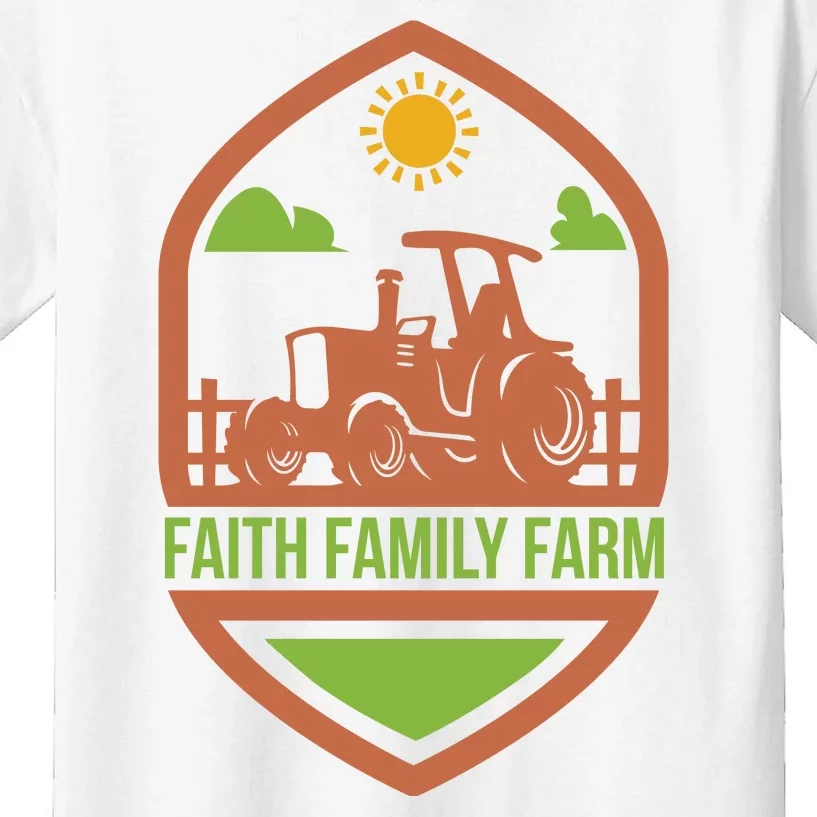 Faith Family Farm Kids T-Shirt