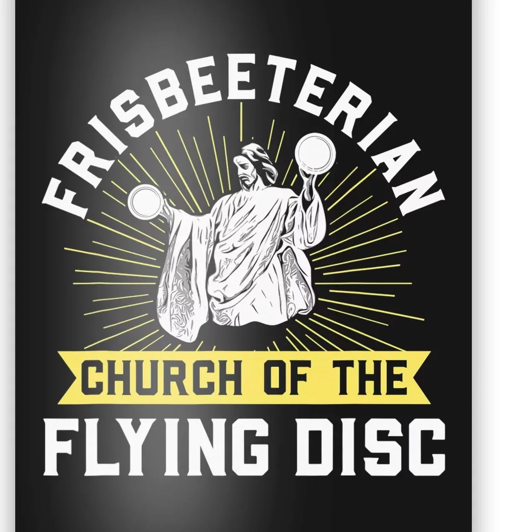 Frisbeeterian Funny Frisbee Disc Golf Poster