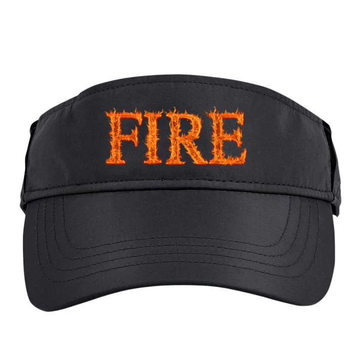 Flaming Fire Adult Drive Performance Visor