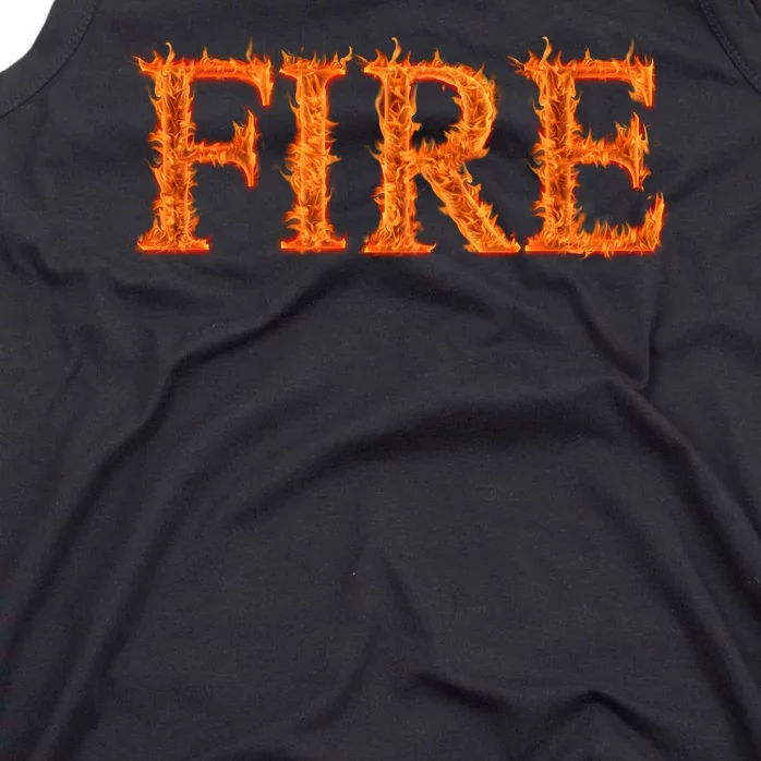 Flaming Fire Tank Top