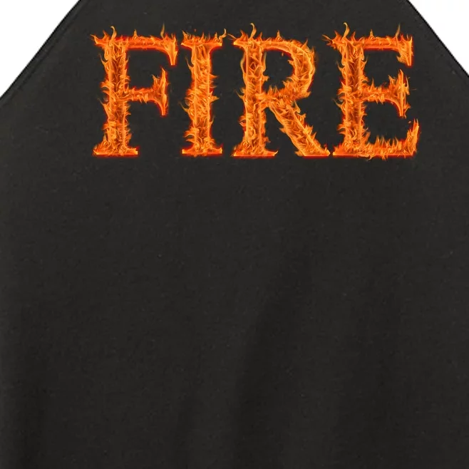 Flaming Fire Women’s Perfect Tri Rocker Tank