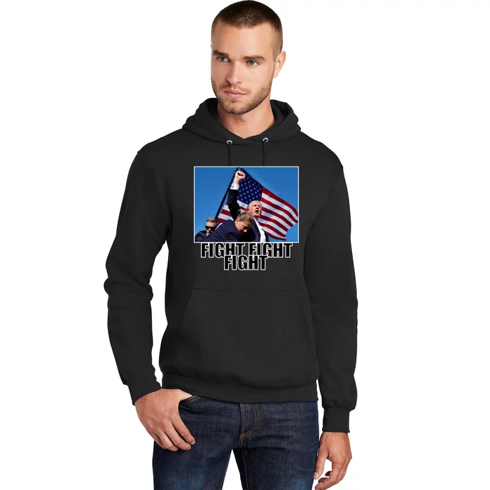 Fight Fight Fight For America Trump 2024 Assassination Attempt Hoodie