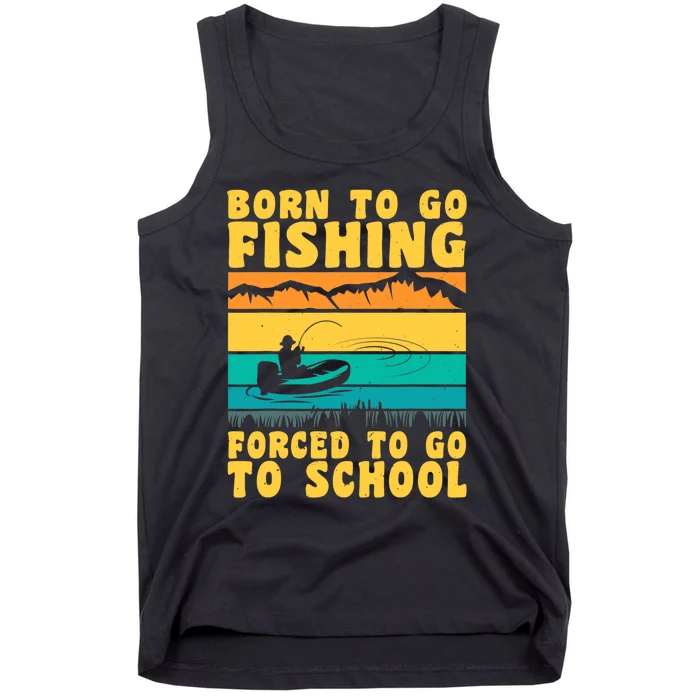 Funny Fisherman Fishing Rod Fishing Lovers Tank Top