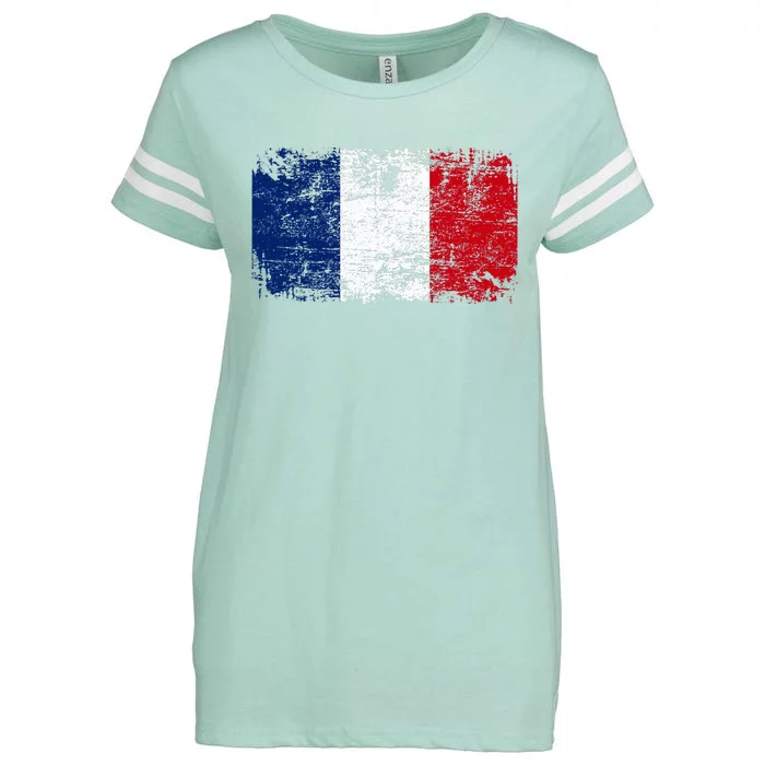 France Flag Enza Ladies Jersey Football T-Shirt