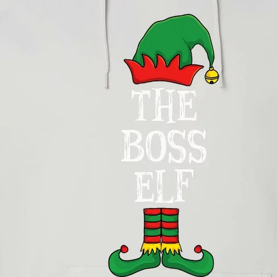 Festive Family Fun Hilarious Xmas Boss Elf Group Costume Performance Fleece Hoodie