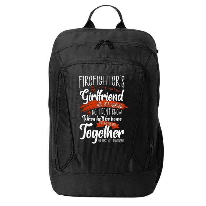 Firefighters Friend Funny Friend Of Firefighter Gift City Backpack