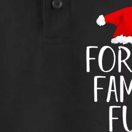 Forced Family Fun Sarcastic Christmas Eve Dry Zone Grid Performance Polo