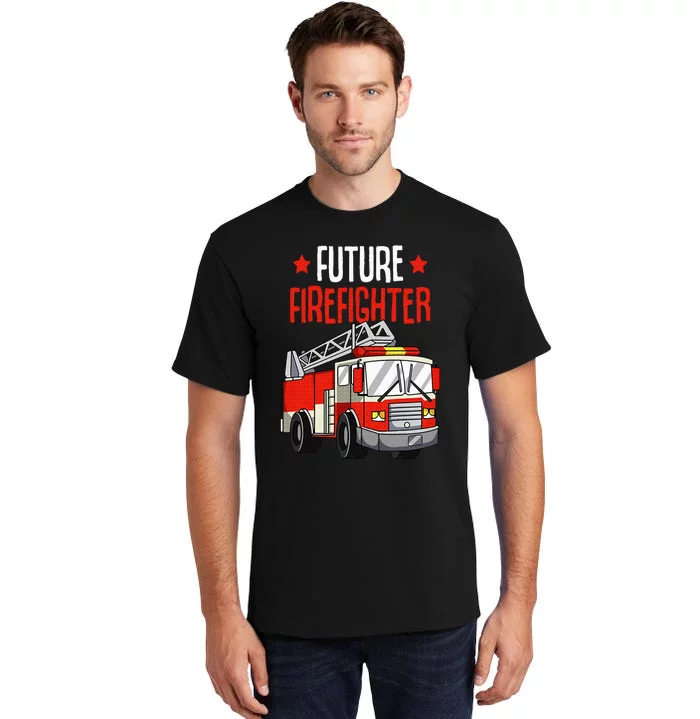 Future Firefighter Fireman Firefighting Tall T-Shirt