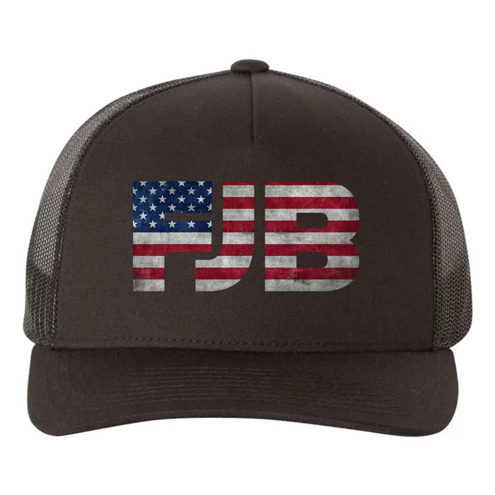 FJB F.Biden F#ck Biden FJB American Flag Yupoong Adult 5-Panel Trucker Hat