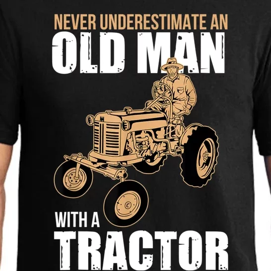 Funny Farmer Farm Tractor Farming Truck Lovers Humor Pajama Set