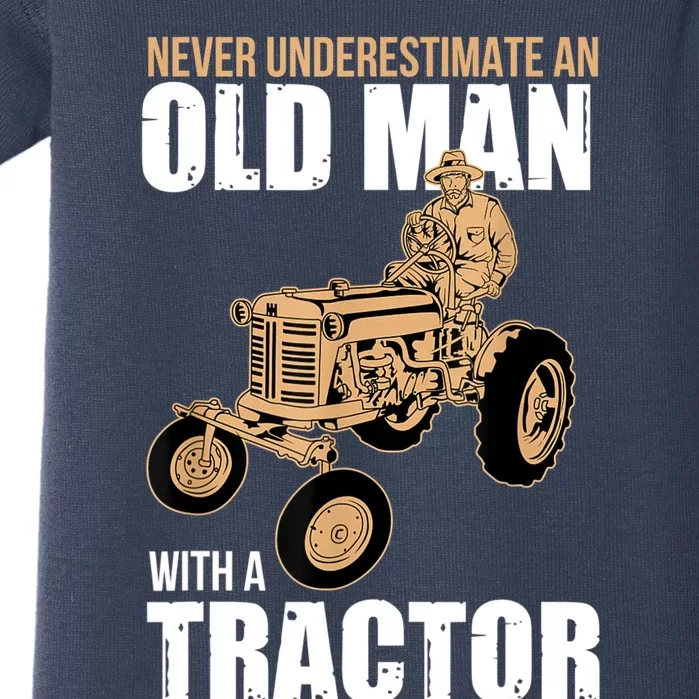 Funny Farmer Farm Tractor Farming Truck Lovers Humor Baby Bodysuit