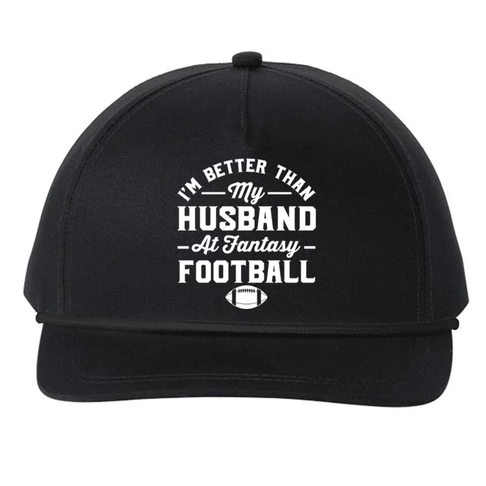 Funny Fantasy Football Statement Snapback Five-Panel Rope Hat