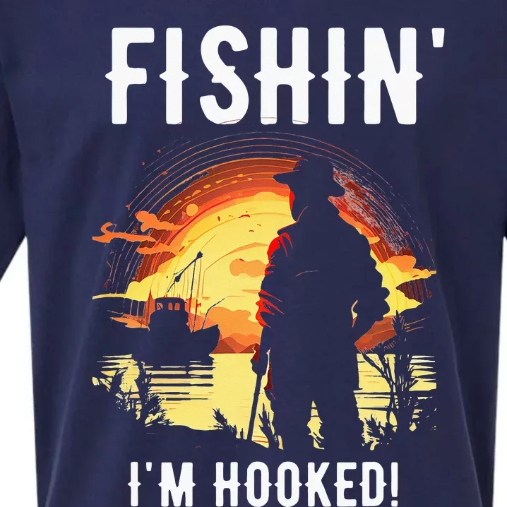 Funny Fishing Sueded Cloud Jersey T-Shirt