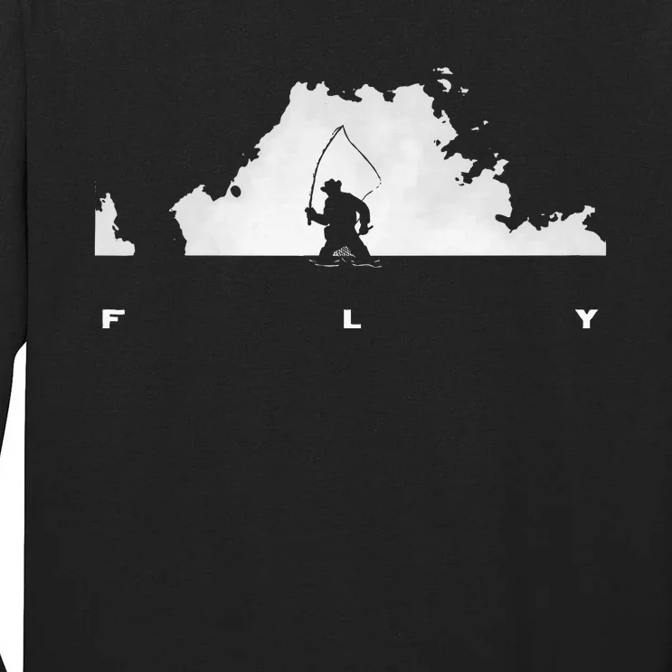 Fly Fishing Tall Long Sleeve T-Shirt