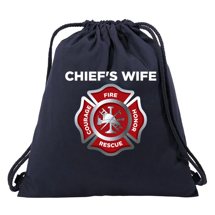 Firefighter Fire Fire Chief Wife Cool Gift Drawstring Bag