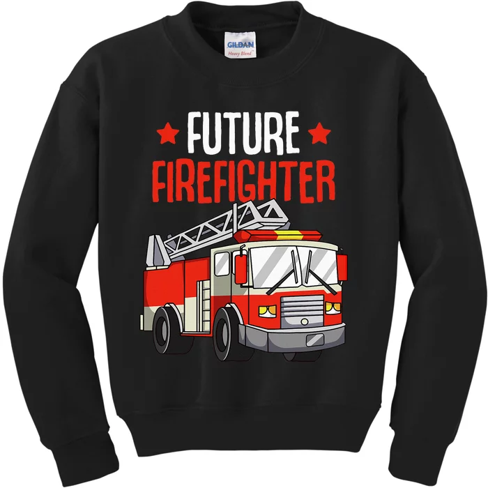 Future Firefighter Fireman Firefighting Kids Sweatshirt