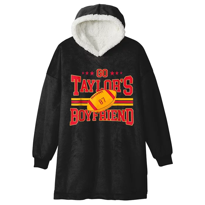 Funny Football Fan 87 Go Go Tay Tays Bf 87 Hooded Wearable Blanket