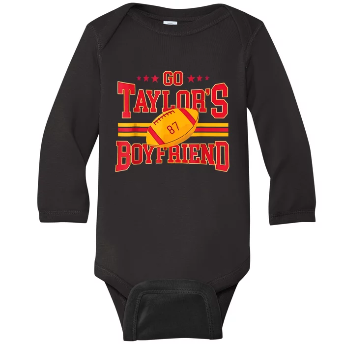 Funny Football Fan 87 Go Go Tay Tays Bf 87 Baby Long Sleeve Bodysuit