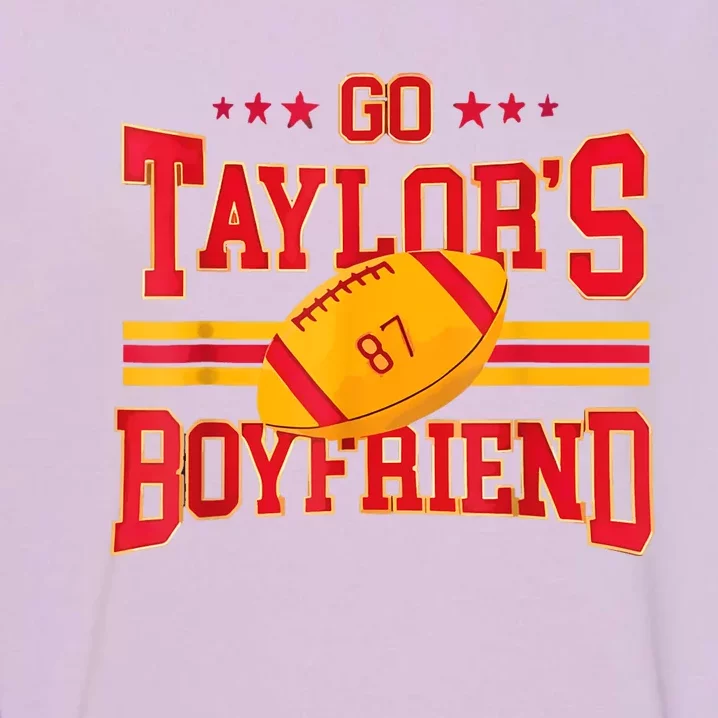 Funny Football Fan 87 Go Go Tay Tays Bf 87 Garment-Dyed Sweatshirt