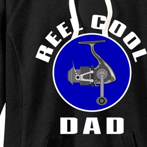 Fishing Funny Fisher Reel Cool Dad Funny Fishing Dad Gift Women's Fleece Hoodie