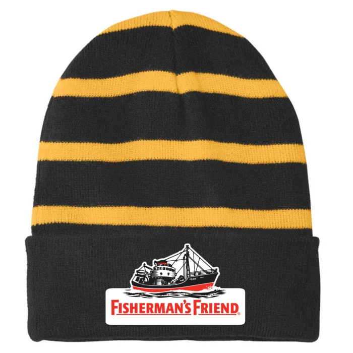 Fishermans Friends Striped Beanie with Solid Band