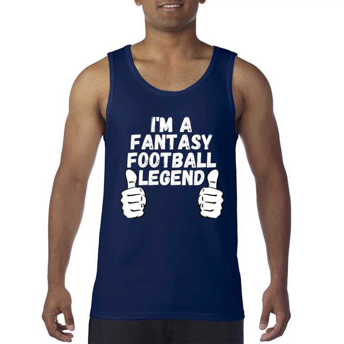 Auto Draft Fantasy Football Champion Funny Humorous League Tank Top