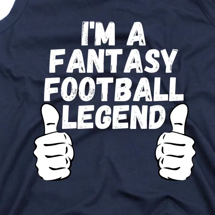 : Auto Draft Fantasy Football Champion Funny Humorous League Tank  Top : ביגוד, נעליים ותכשיטים