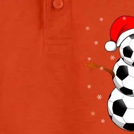 Funny Football Funny Gift For Boys Girls Christmas Snow Soccer Gift Dry Zone Grid Performance Polo