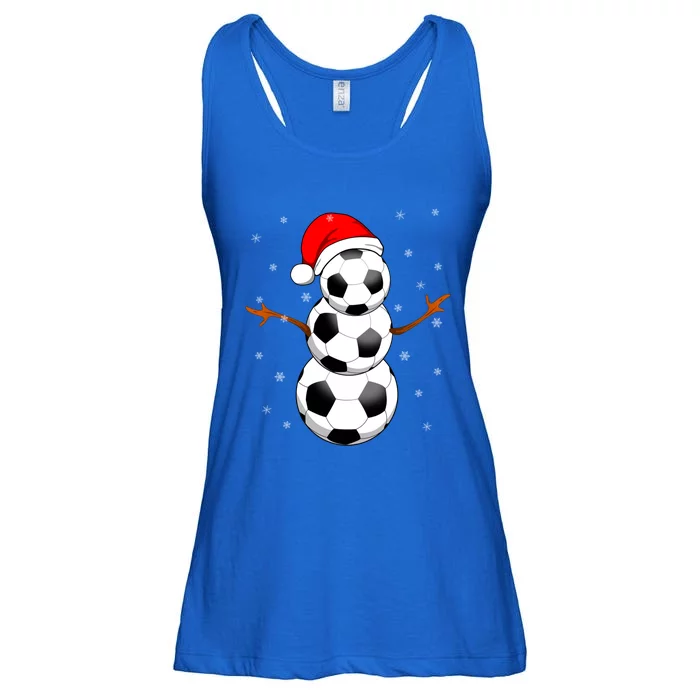 Funny Football Funny Gift For Boys Girls Christmas Snow Soccer Gift Ladies Essential Flowy Tank