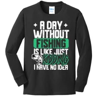A Day Without Fishing Funny Fishing Meme  Long T-Shirt for Sale by  Tatt-Hooligans