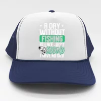 Funny Fishing Memes Funny Fishing Quotes Lucky Fishing Trucker Hat