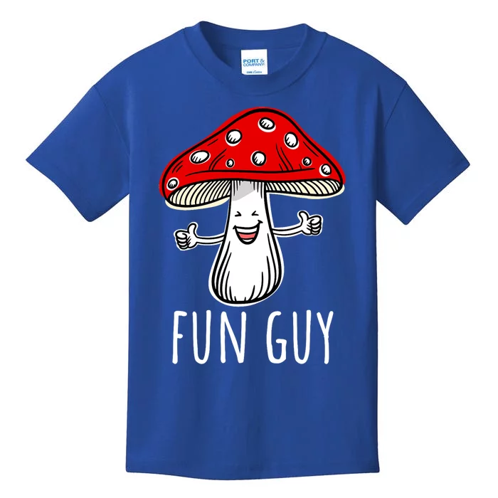 Funny Food Funny Fungi Pun Funny Mushroom Fun Guy Kids T-Shirt