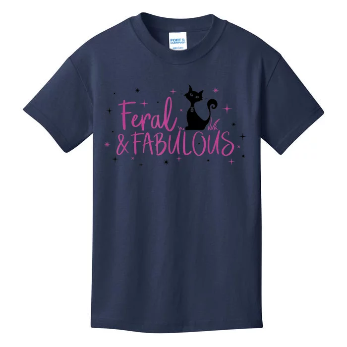 Feral & Fabulous Funny Kids T-Shirt