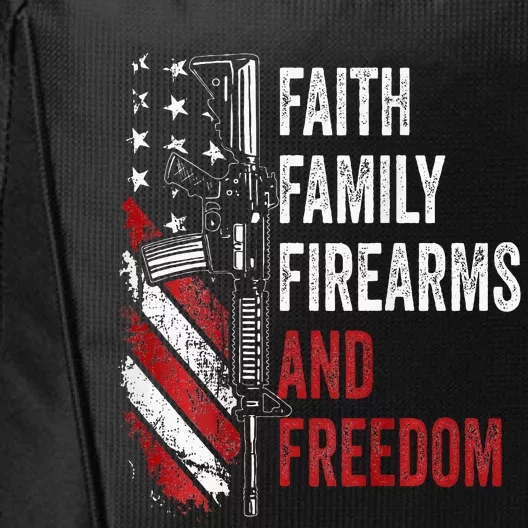 Faith Family Firearms & Freedom Pro God Guns Ar15 City Backpack