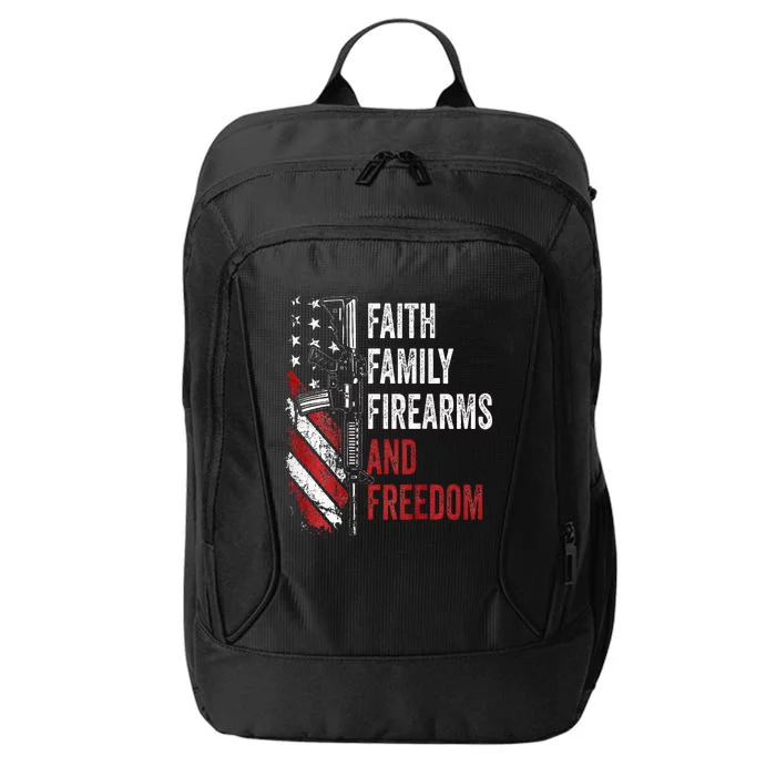 Faith Family Firearms & Freedom Pro God Guns Ar15 City Backpack