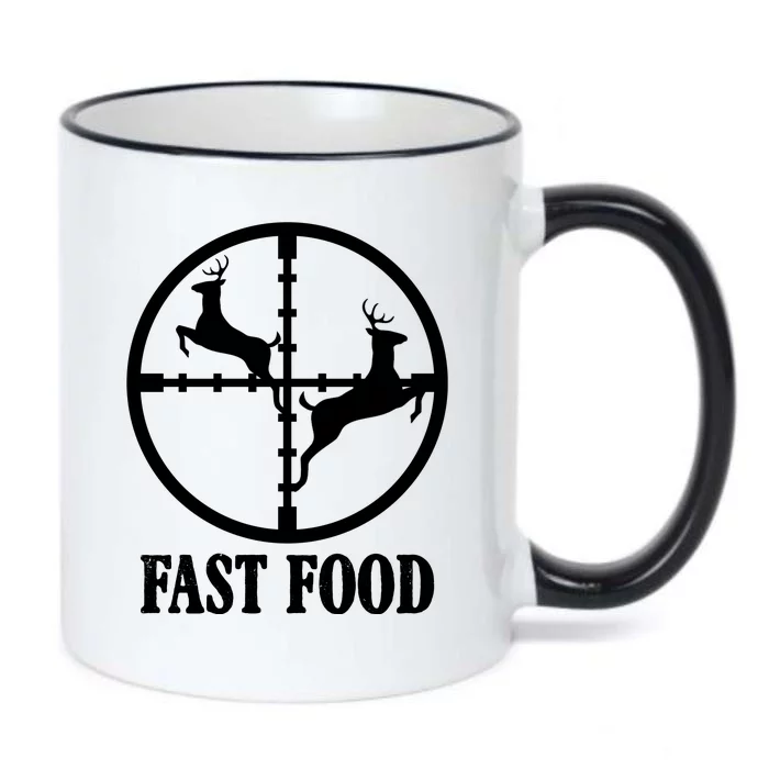 Fast Food Funny Deer Hunting Season Black Color Changing Mug