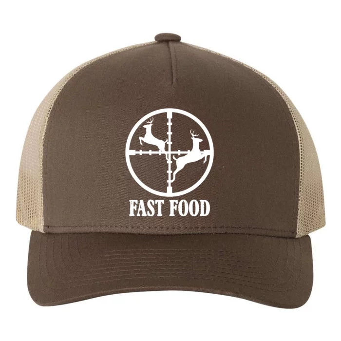 Fast Food Funny Deer Hunting Season Yupoong Adult 5-Panel Trucker Hat