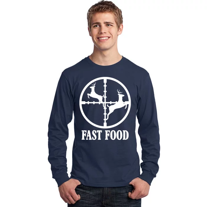 Fast Food Funny Deer Hunting Season Tall Long Sleeve T-Shirt