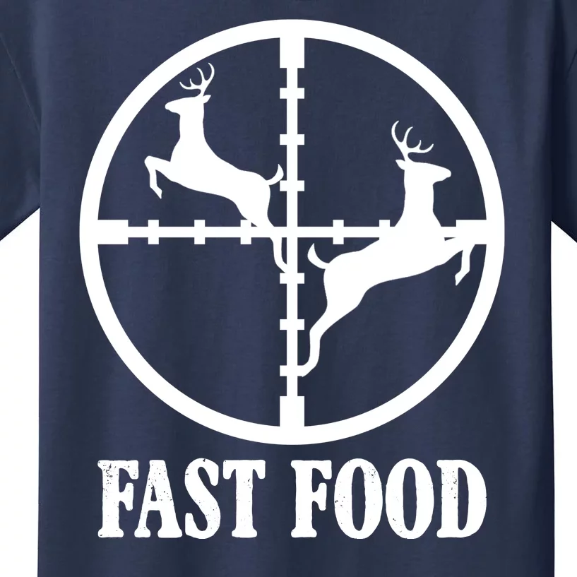 Fast Food Funny Deer Hunting Season Kids T-Shirt