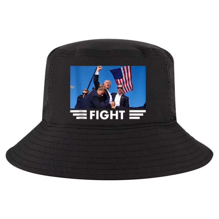 Fight Fight Fight For Donald Trump 2024 Usa Election Voting Cool Comfort Performance Bucket Hat